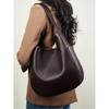 Genuine Leather Underarm Bag, Top-grain Cowhide Tote Bag, Shoulder Bag for Ladies.