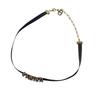 Used Christian Diorchoker black/gold Nylon/metal Women