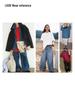 Louvre Spring Oversized Basic Solid Color Drop Shoulder T-shirt for Women