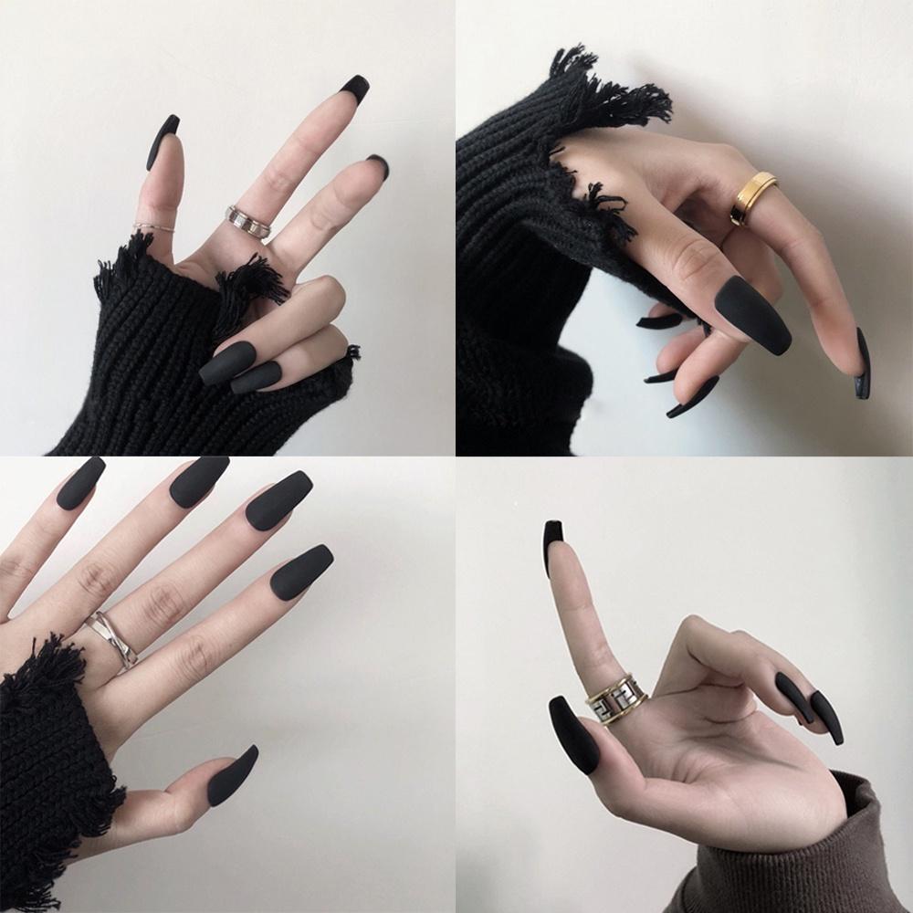 Înghețat scurt Balet Culoare nouă Culoare uni Uzură unghie Produs finit Unghie falsă Petic pentru unghii Petic pentru unghii detașabil