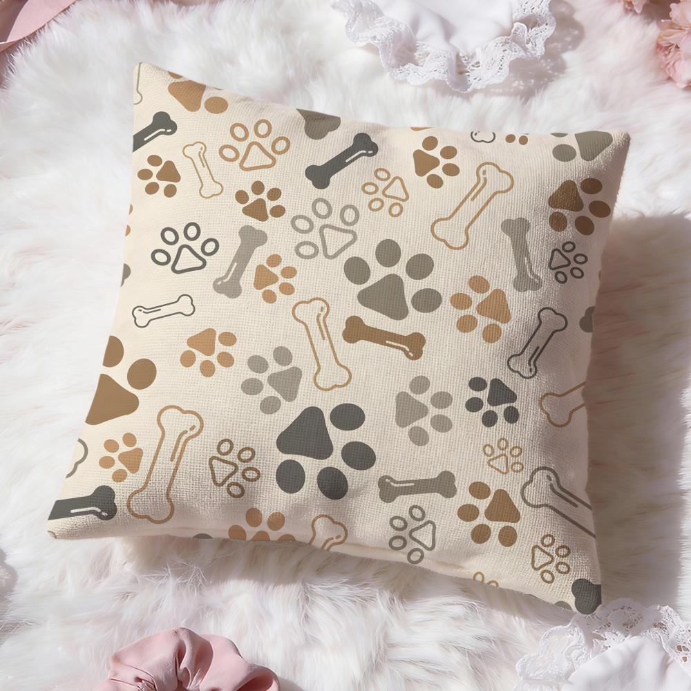 Cute Cartoon Texture Cushion Cover Premium Comfort Reversible Pillow Cove Two in One Design for Any Room Car Interior