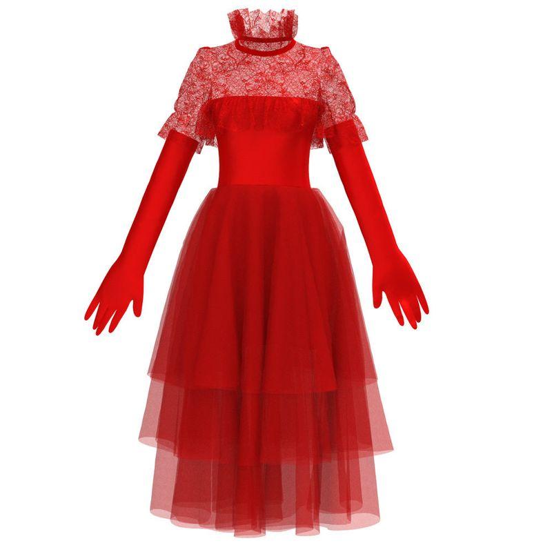 Halloween Costume Ghost Master Cosplay Outfit Beetlejuice 2 Costume Cosplay Character Performance Costume in Stock