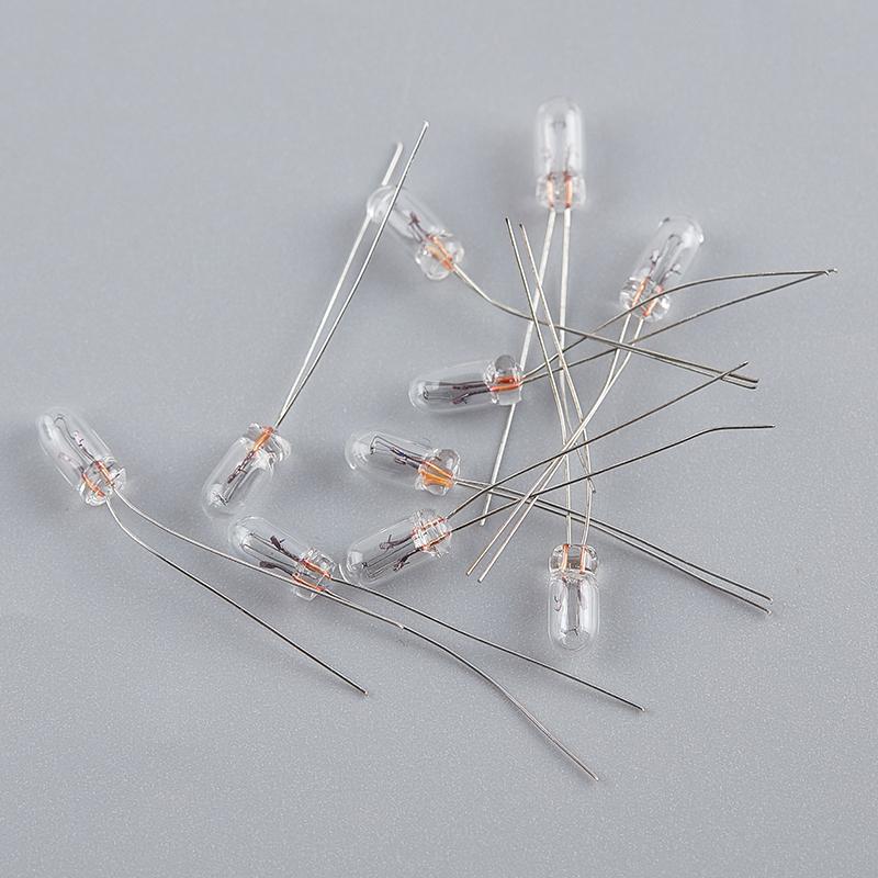 10ks Mini 3/4/5Mm 3/6/12/24V Žárovka Žárovka Edison Žárovka Rýže