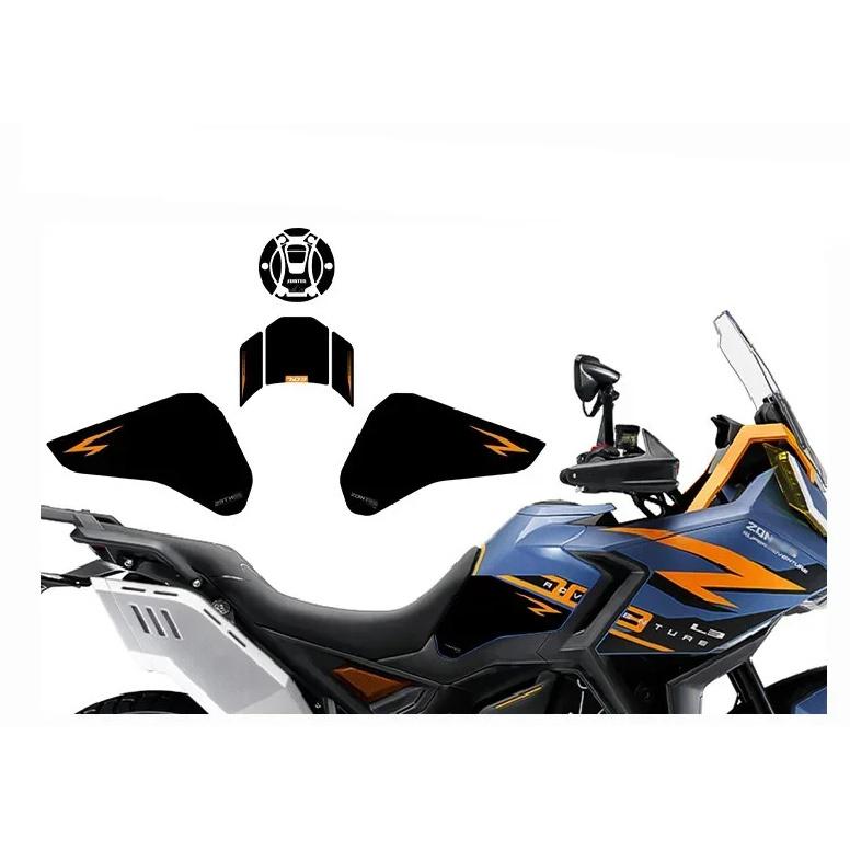 FOR ZONTES 703F 2024 Motorcycle Tank Pad Protector Leather Frosting Sticker Decals Accessoriesr