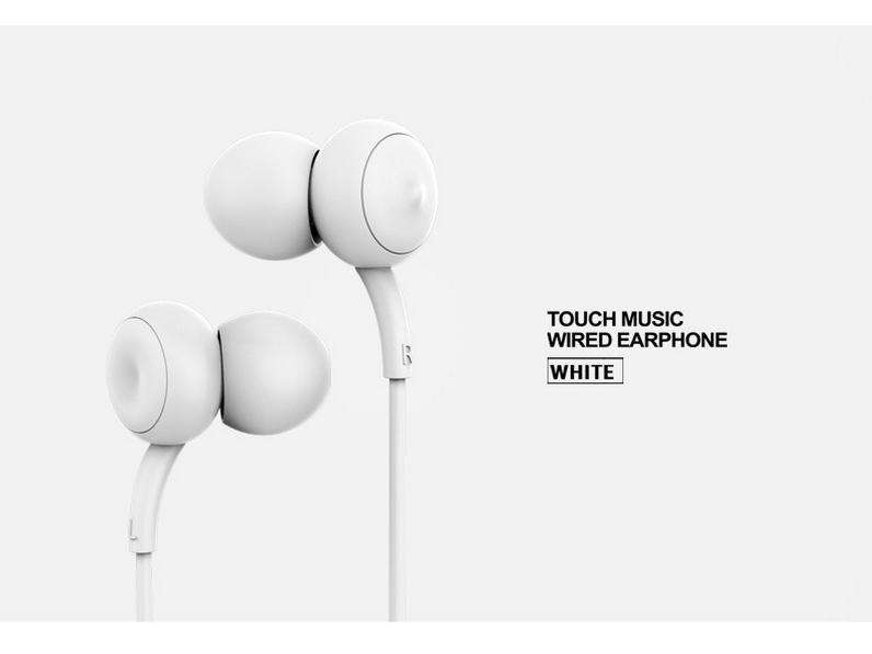 

Наушники-вкладыши Remax с микрофоном и проводным управлением для Apple и Android, мощные басы