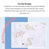 30Pcs Paper Clip Animal Envelope Clips Bookmark Pin Students Mini Novelty File For Business Stationery Supplies