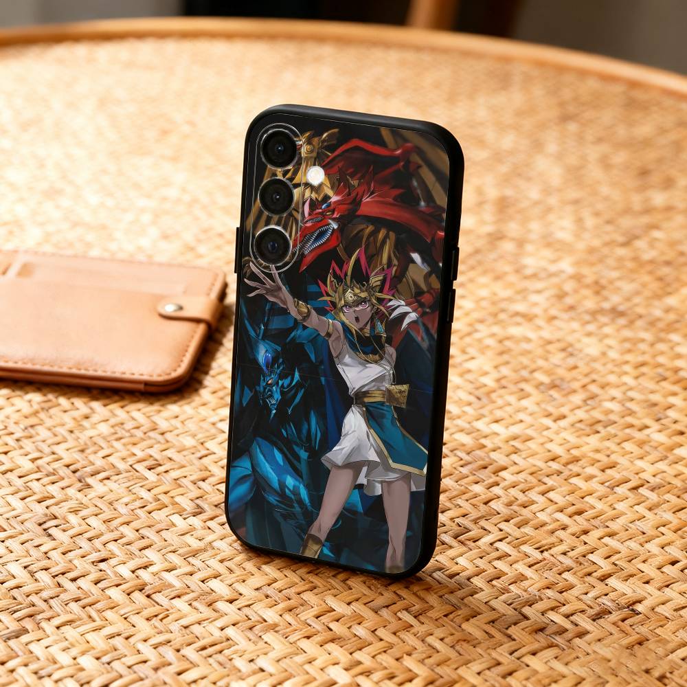 Yu-Gi-Oh Anime Phone Case For Samsung A73,72,71,53,52,51,22,91,80, Soft Black Cover