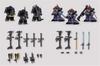 FW GUNDAM Black High Mobility Type Zaku II Dom Set CONVERGECORE Tri-Star &