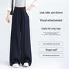 MINISO Women's Linen Blend Wide-Leg Casual Pants
