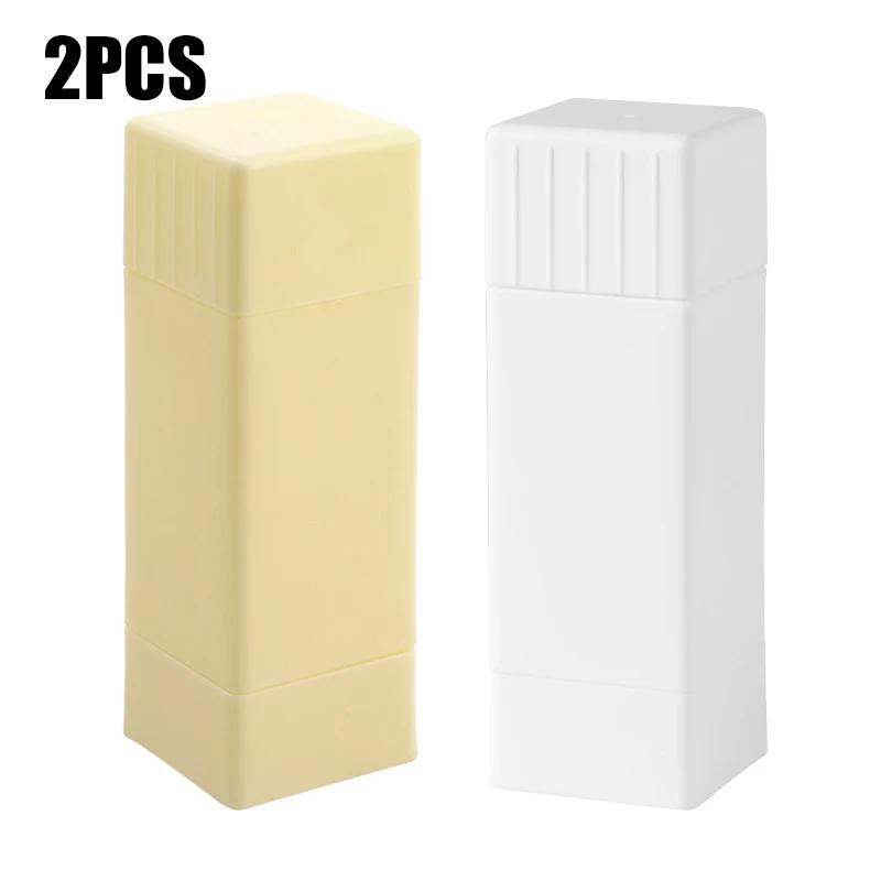 2PCS Rotary Butter Spreader Upright Cheese Dispenser Holders Sticks Plastic Kitchen Baking Tools