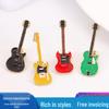 European & American Style Guitar Brooch: Waist-Cinching Alloy Music Badge Jewelry