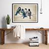 Decorazioni per la Casa Vintage Pittura su Tela Uccelli Stampe d'Arte da Parete Poster e Stampe Retrò per Camera da Letto Decorazioni per la Casa