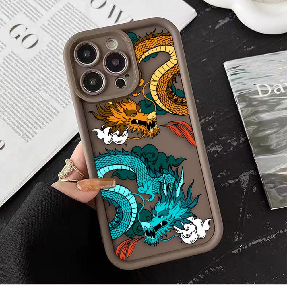 Comics Dragon Caricature Phone Case For HONOR X9D X9B X9A X8C X8B X8A X8 X7A X6A X7 X9 MAGIC 5 6 7 8 Y9 DIY Shell Case Cover