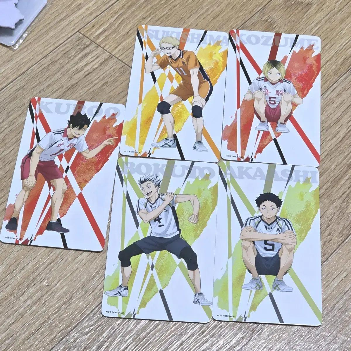 

Haikyu Kenma Kuroo Bokuto Tsukishima Akaashi Postcard Foca