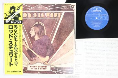 LP Record ROD STEWART  Every Picture Tells A Story 175R3 Mercury 1979 Japan Obi Rock Used
