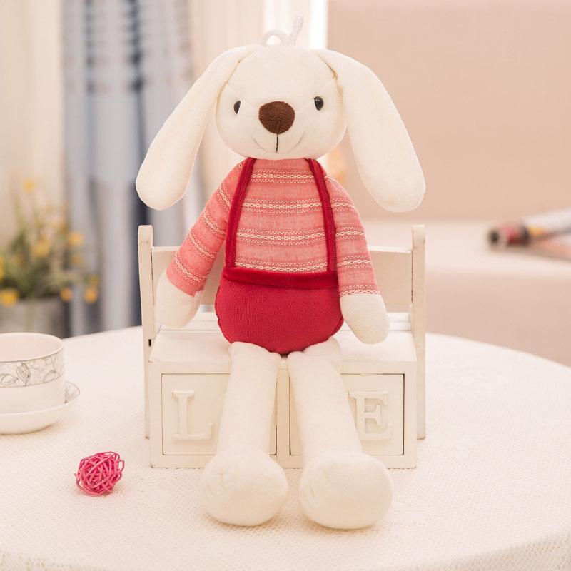Cute long-eared rabbit plush toy grab machine doll doll wedding company event gift children's rag doll doll