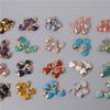 5pcs 10x13MM Natural Stone Faceted Heart Shape Pendant Charm Quartz Crystal Jewelry Accessorie For Making Earring Necklace