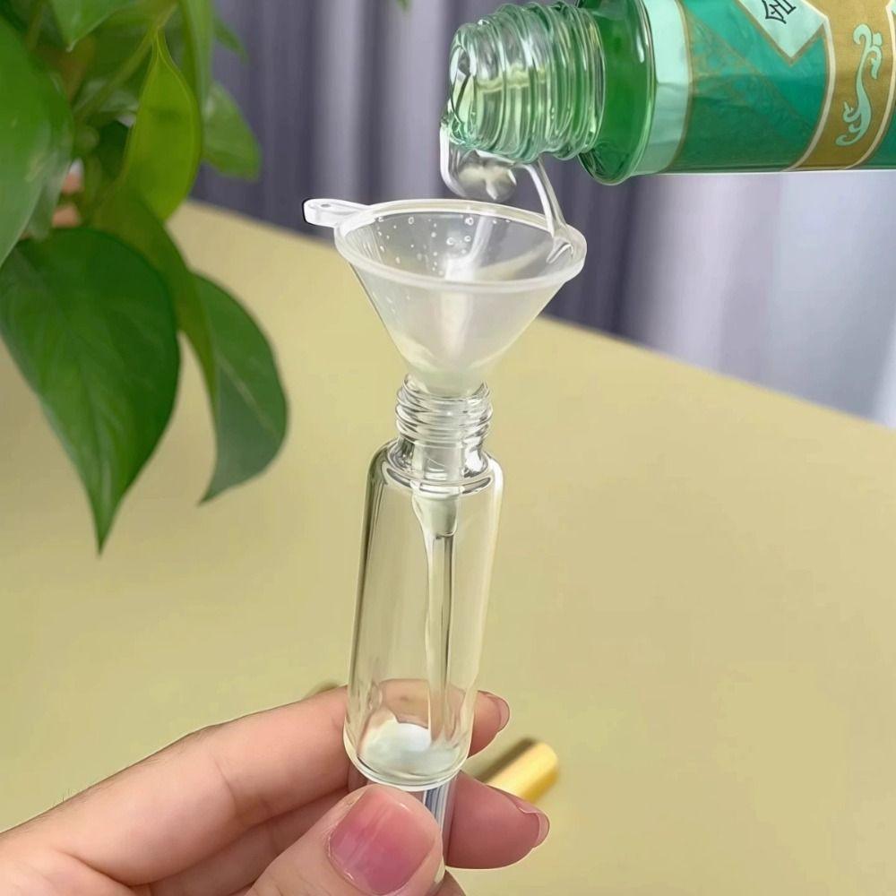 Aluminum Nozzle Glass Perfume Bottle 10ml Capacity Fragrance Atomizer Cosmetic Storage