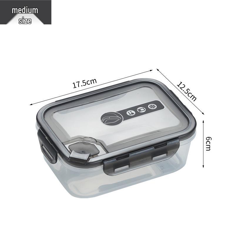 Large Capacity Transparent Food Storage Box - Airtight Refrigerator & Freezer Keeper for Fresh Fruits and Vegetables.