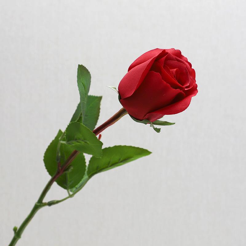 

Ощущение руки, увлажняющий букет роз, имитация цветов, декоративные украшения для дома, гостиной, искусственные цветы 48cm