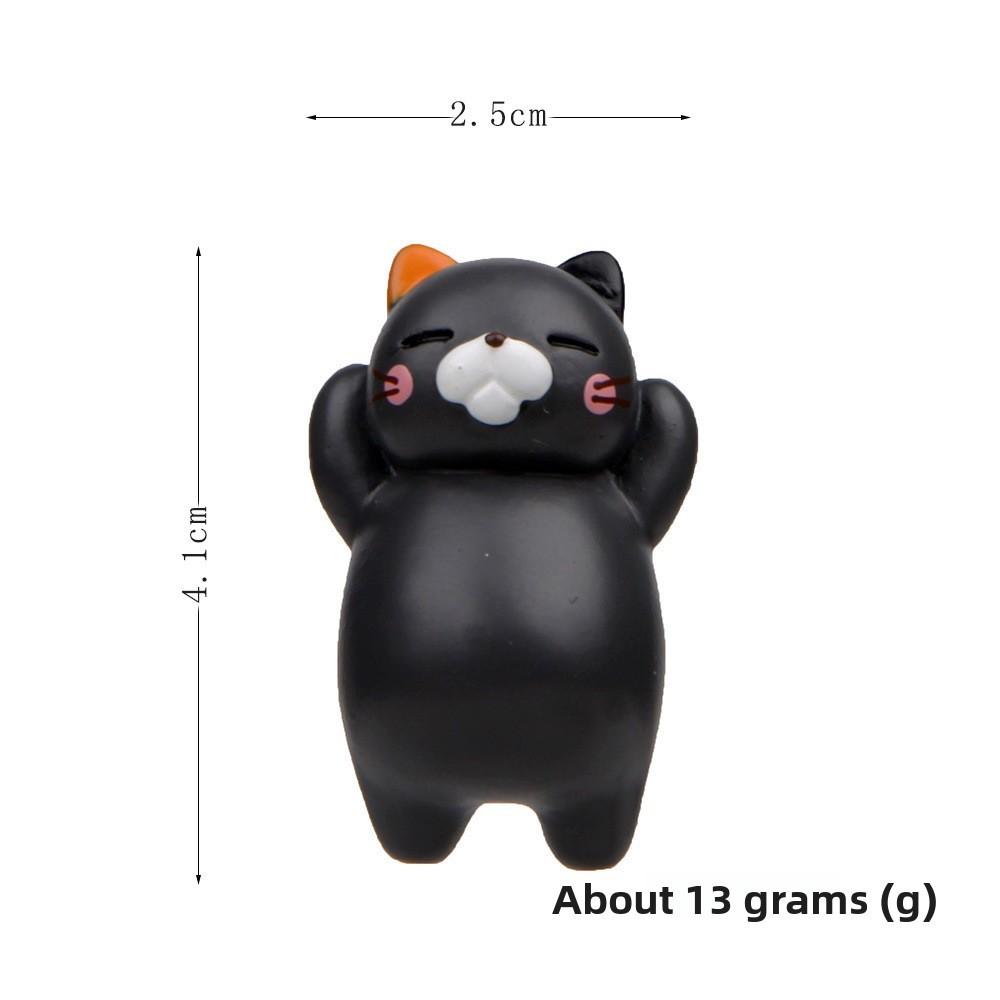 Cat Cute Lazy Three Dimensional Magnetic Refrigerator Resin Decoration Gift For