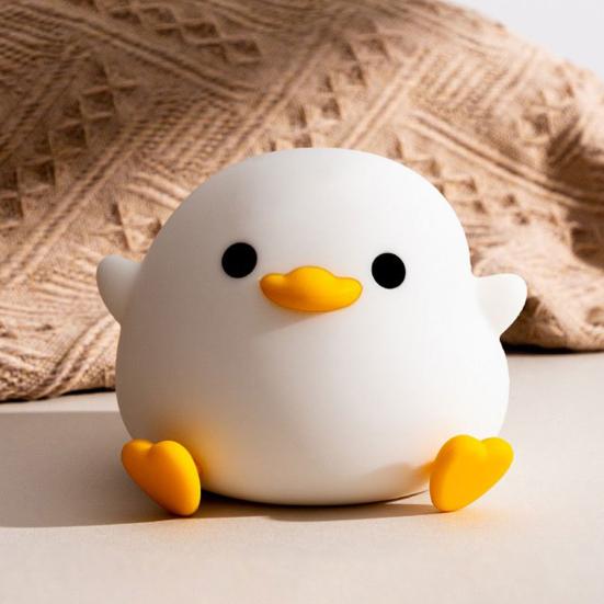 Cartoon Duck Night Lamp with Touch Sensor Flicker-Free Eye Protection Rechargeable Table Lamp