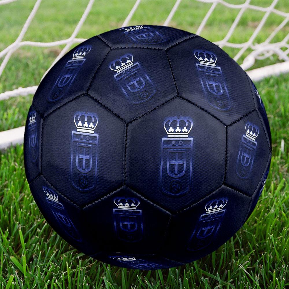 Real Oviedo size5 Soccer Ball, colorful, suitable for all ages, machine-stitched, PVC material, competition grade,durable and high bounce
