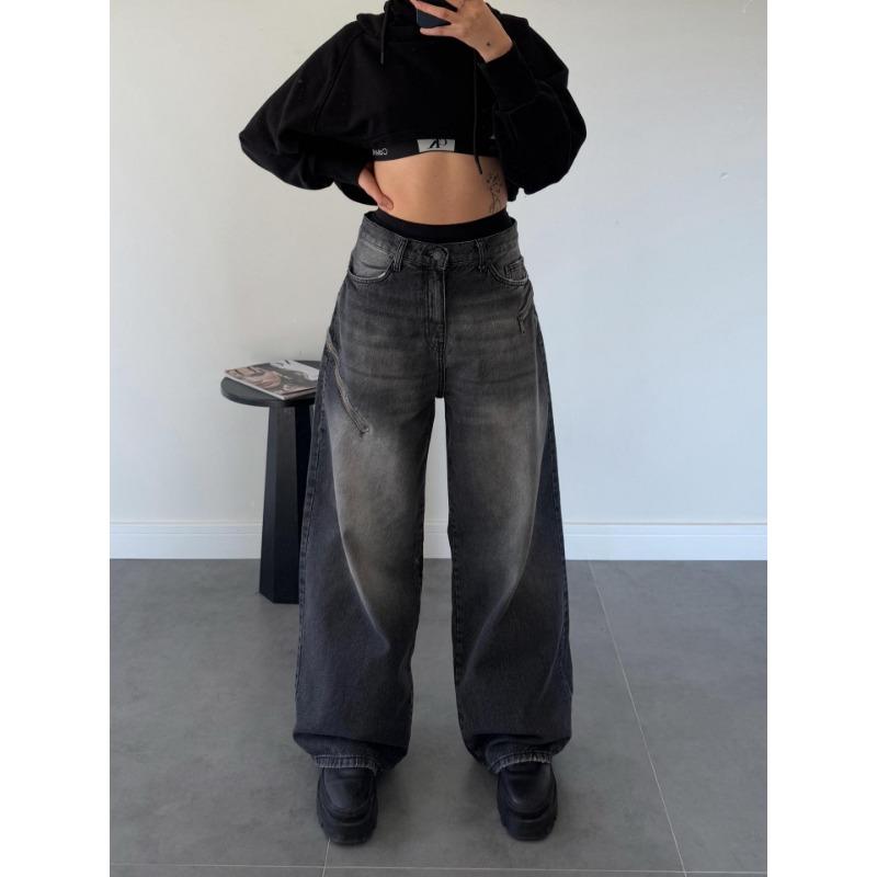 VEZFAA Damenmode, lässig, einfarbig, bedruckt, hohe Taille, Hosen, Hosen und Caprihosen