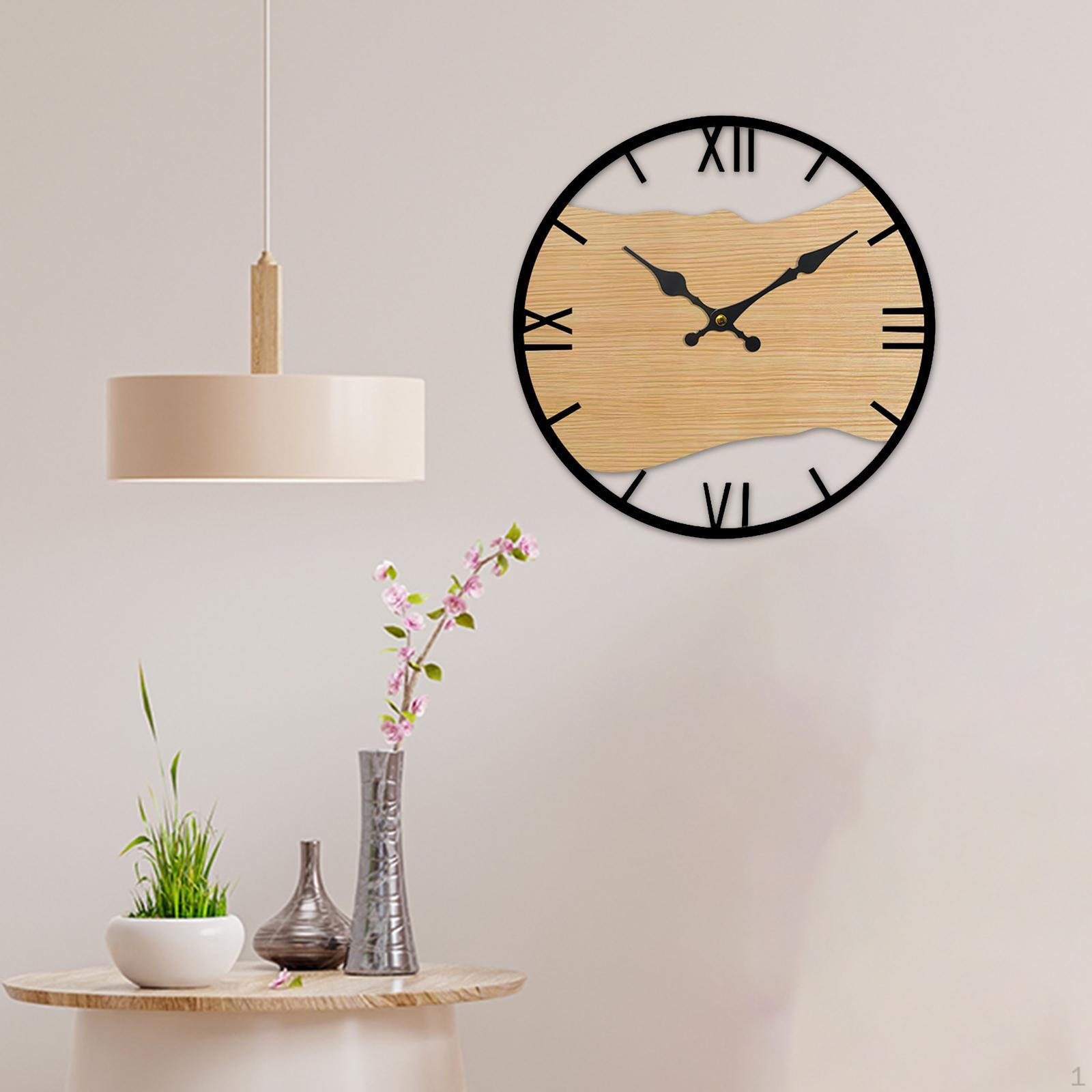 

Decorative Wall Clock, Elegant, Minimalist, Without, Acrylic, Ornament for Office, Study Diameter 12inch