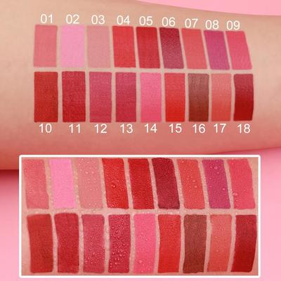 18-color Matte Lipstick Pen, Not Easy To Take Off Makeup, Velvet Matte Matte Lipstick, Lip Glaze Makeup