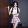 Female Sexy Campus JK Uniform College Seduction Pure Lust Pleated Skirt Sexy Lingerie