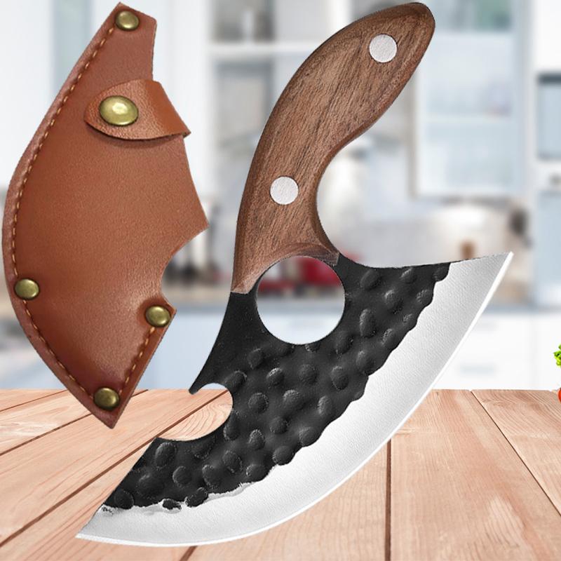 

Кухонный нож, ручной кованый нож для мяса, многофункциональный нож для открывания бутылок, нож для резки мяса и фруктов, обвалочный нож из нержавеющей стали