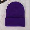 Unisex Fluorescent Acrylic Beanie – European and American Candy Color Knit Hat for Autumn and Winter