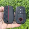 Silicone Car Key Case For Toyota Crown Highlander New Camry Rav4 Corolla Leling Prado Remote Protector Cover Accessories