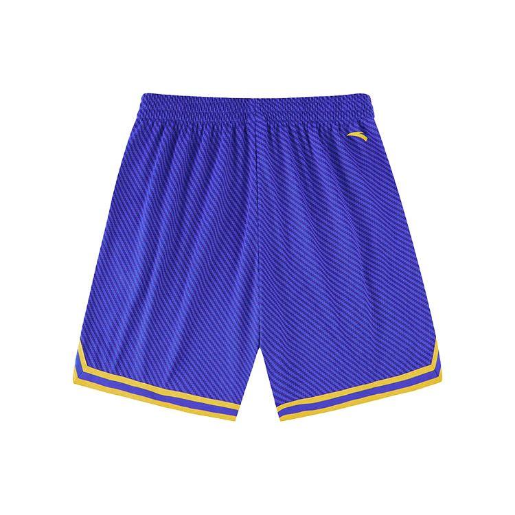 Anta Basketball Series Solid Color Quick-Dry Sports Shorts Men Shorts Warriors-Blue 152331310-4