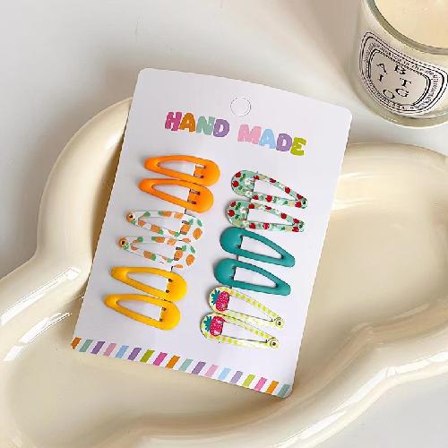 Children's Hair Clips Small Water Drop BB Clip Hairpin Barrettes Bangs Side Clip Kids Headwear Baby Girl Hair Accessories