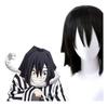 Obanai Iguro Serpente Cosplay Anime Demon Slayer Kimetsu No Yaiba Obanai Iguro Cosplay Kimono Pantaloni Top Uniformi Kisatsutai Set Costume di Halloween