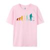 Ice Fishing Evolution Ice Fishing Evolution Joke Tops T Shirt Round Collar Male T Shirt Simple Style TeeShirt Fashionable