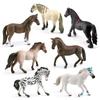 Simulation Of 7 Quarter Horse Apalusa Horse Hanover Horse Animal Static Tabletop Ornament Toy