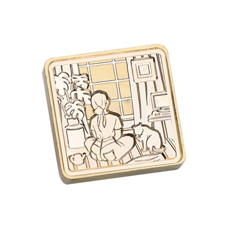 

Головка штампа из сургуча для печати конверта свадебного приглашения своими руками для скрапбукинга, шаблон дома Головка штампа из сургуча X3UC