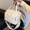 Mama Tasche Niedlicher Bestickter Bär Blume Handtasche Schultertaschen Tragbar Große Kapazität Aufbewahrung Umhängetasche