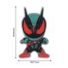Pioneer Kamen Rider Series Zets Seal Iron-On Adhesive 1 sheet 44mm x 27mm IM380-IM27