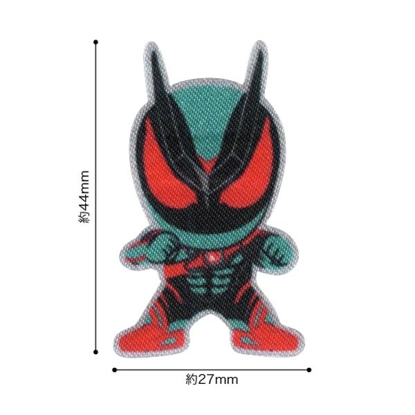 Pioneer Kamen Rider Series Zets Seal Iron-On Adhesive 1 sheet 44mm x 27mm IM380-IM27