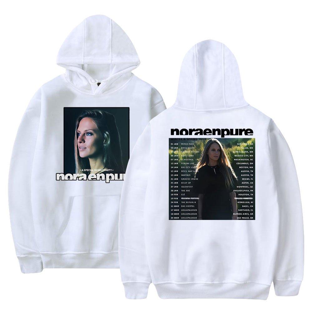Nora En Pure Tour Hoodie Unisex Daily Commuter Fashion Printed Pullover