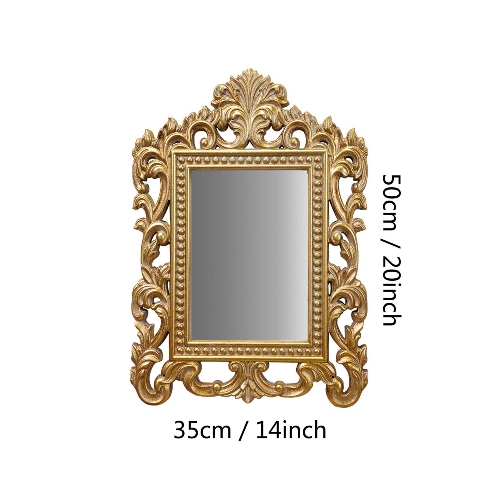 Rectangular Wall Mirror with Openwork Frame
