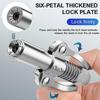 Grease Tool Coupler Quick Release Grease Gun High Pressure Grease Nozzle Car Syringe Lubricant Tip Stainless Steel Double Handle