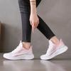 ins Korean version of the new fly-woven shoes women's summer student sports running shoes casual shoes platform height-increasing shoes W