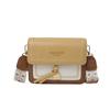 Fashionable Bag for Women, Versatile Crossbody Bag, Contrasting Color Shoulder Bags, Small Square Bag, Wide Shoulder Strap