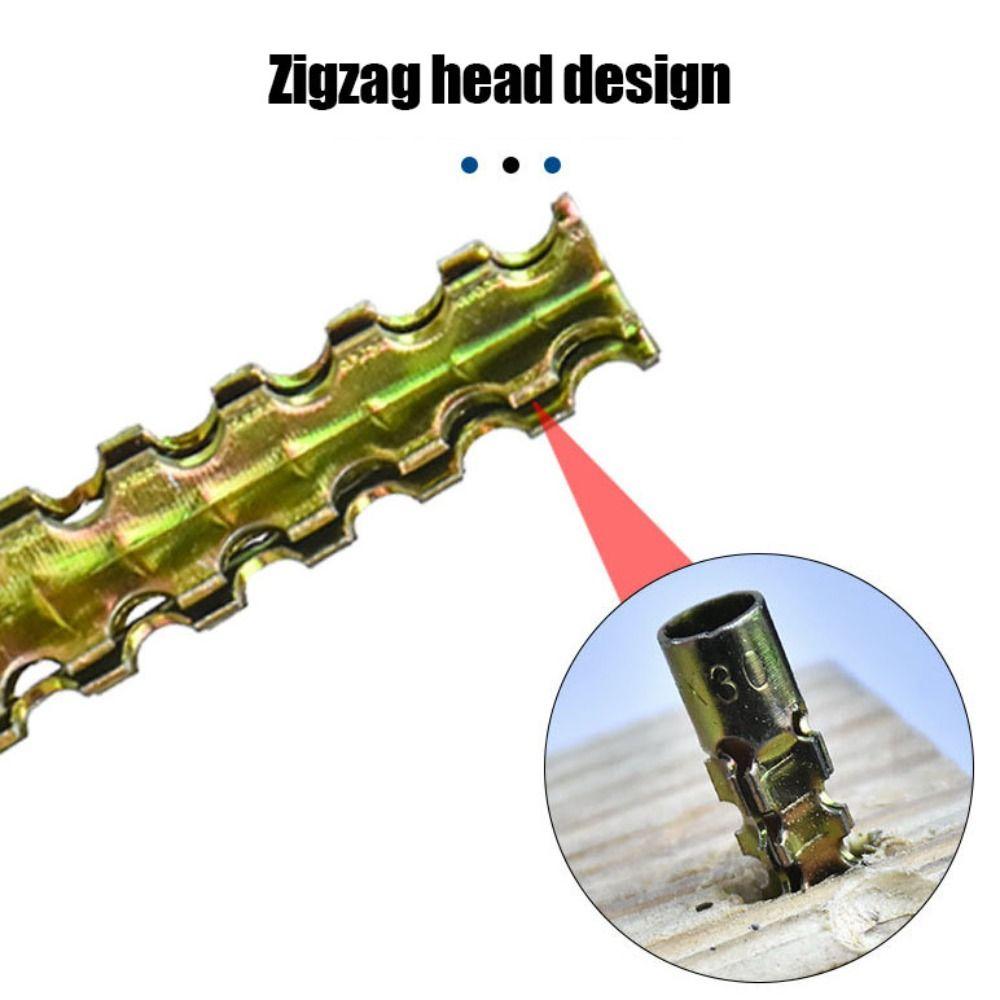 Serrated Self Tapping Screws Tree Shaped Metal Expansion Tube Expansion Screw  Plaster Wall
