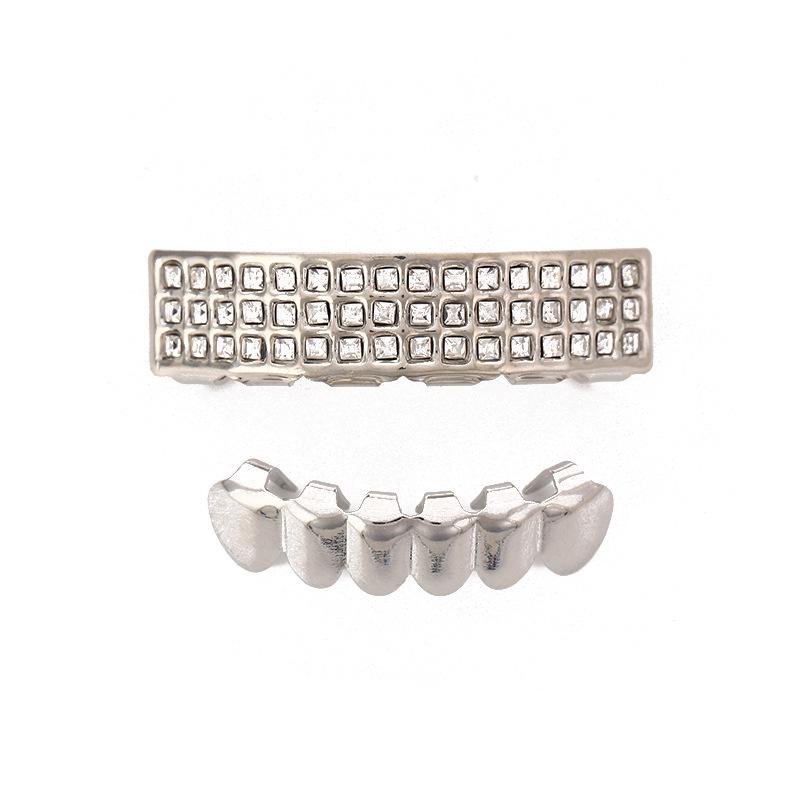 

Европейская и американская мода Хип-хоп Бриллиантовые Хэллоуин Сценические Поддельные Зубы Реквизит для Мужчин и Женщин